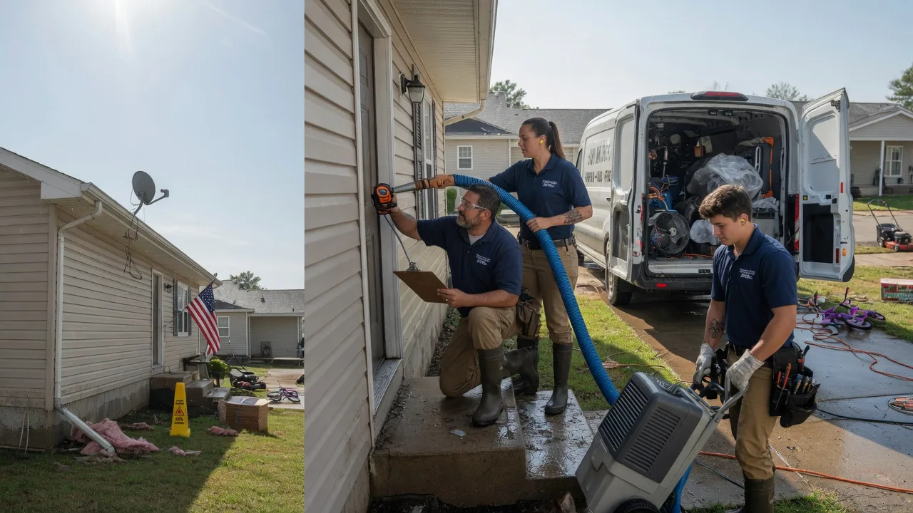 Ceiling Water Damage Restoration in Sebago, ME near me